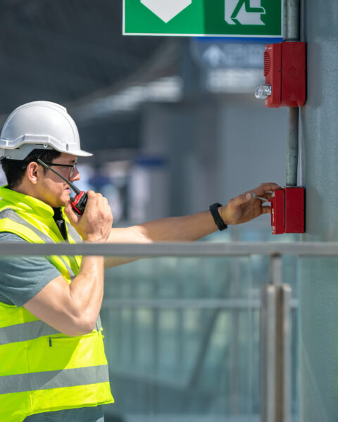 Fire Safety worker