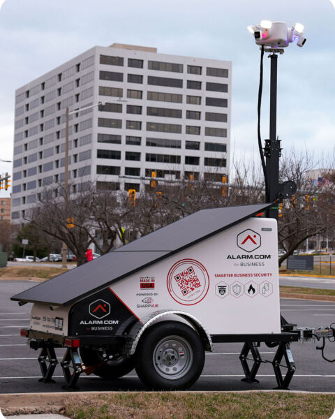 Business solution carousel remote site monitoring