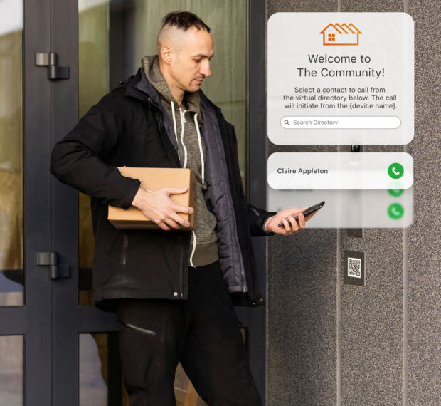 For business video intercom mobile directory 5050 3